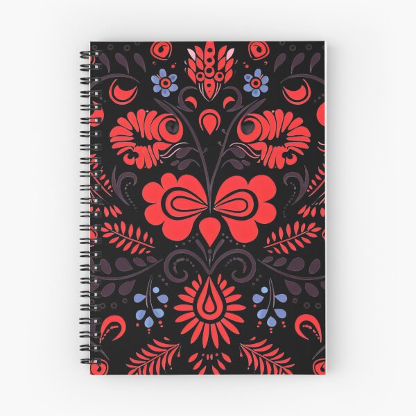 Item preview, Polish Folk Art Black And Red Pattern designed and sold by Pati-Design.