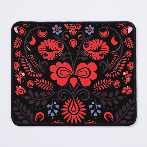 Item preview, Polish Folk Art Black And Red Pattern designed and sold by Pati-Design.