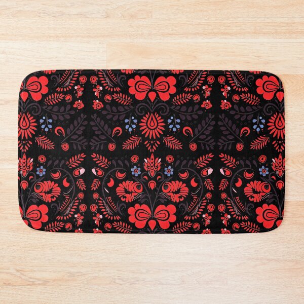 Item preview, Polish Folk Art Black And Red Pattern designed and sold by Pati-Design.