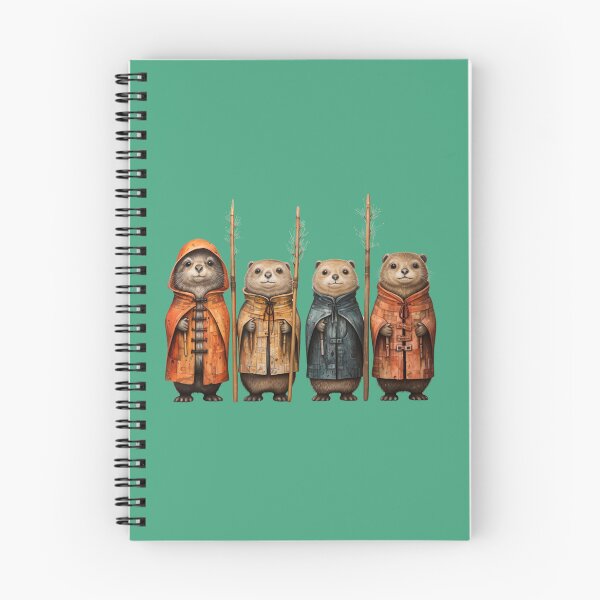 Item preview, 4 groundhogs in spring, stickers, t-shirts designed and sold by pencil-art98.