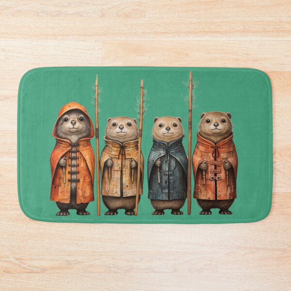 Item preview, 4 groundhogs in spring, stickers, t-shirts designed and sold by pencil-art98.