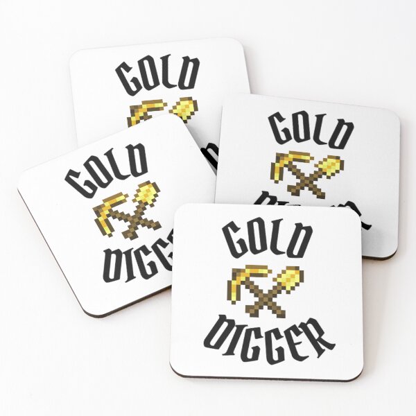 Item preview, Minecraft gold digger large version designed and sold by notartsaccount.