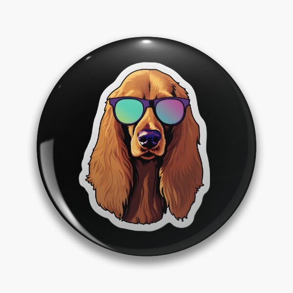 Item preview, Silly Glasses Irish Setter designed and sold by CUTEDOGGIEZ.