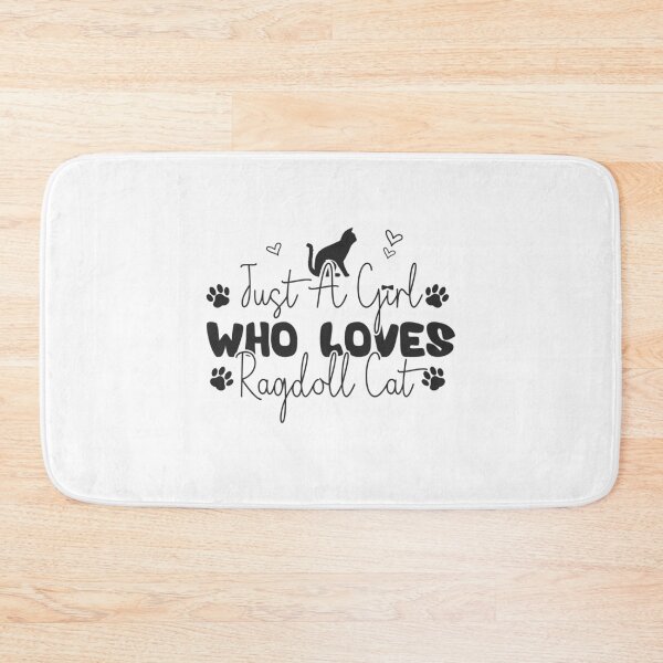 Item preview, Funny Love Cats, Just A Girl Who Loves Ragdoll Cat, Cat Lover designed and sold by ArtByKatti.