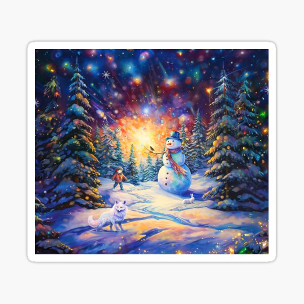 Mary's Winter Wonderland Sticker