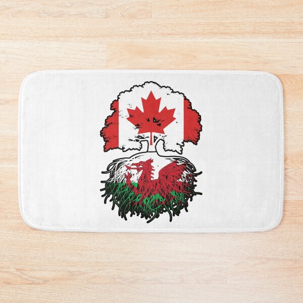 Item preview, Wales Welsh Canadian Canada Tree Roots Flag designed and sold by FlagX.
