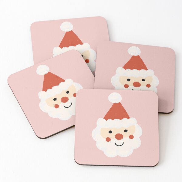 Item preview, Santa Claus Retro Bold Pink designed and sold by susycosta.