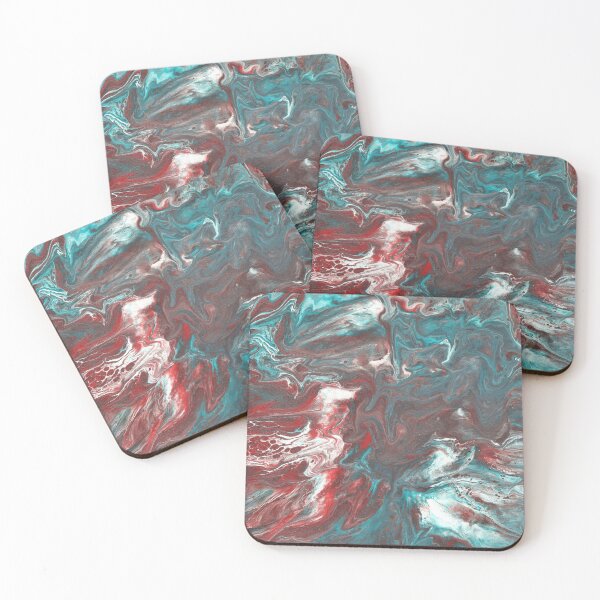 Item preview, Pacific Boils Over 1 Wild Turquoise Abstract designed and sold by Doug  Siegel.