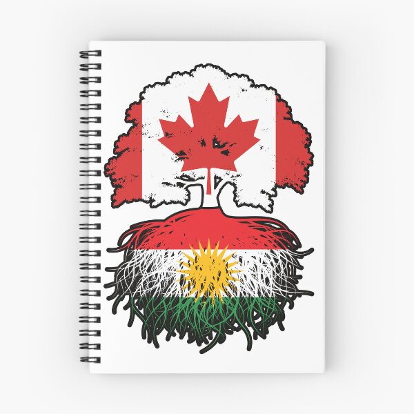 Item preview, Kurdistan Kurdish Canadian Canada Tree Roots Flag designed and sold by FlagX.