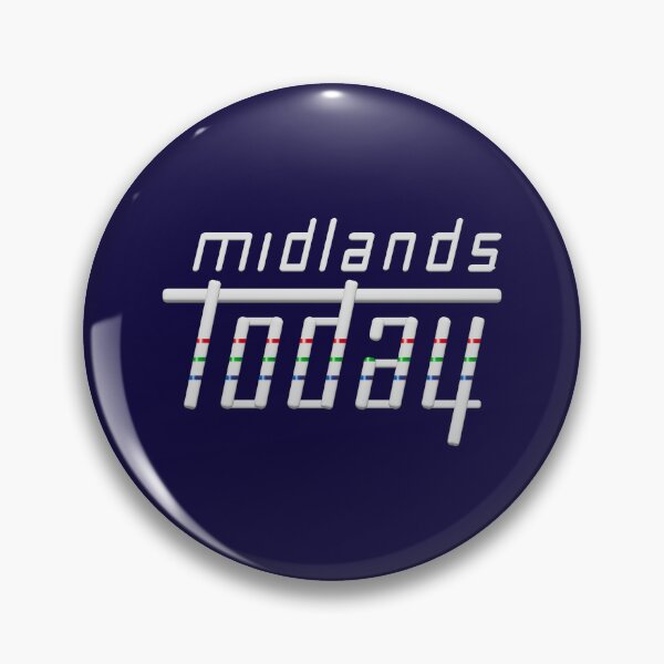 Item preview, BBC Midlands Today retro 1980s 80s TV logo designed and sold by On The Cobbles.
