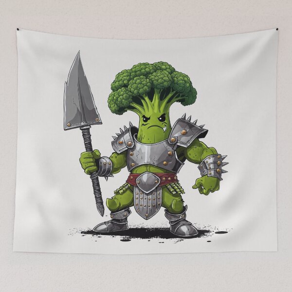 Item preview, Broccoli Gladiator - Veggie Warriors Collection designed and sold by LiveDesigner.