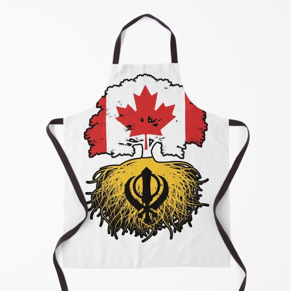 Item preview, Khalistan Sikh Canadian Canada Tree Roots Flag designed and sold by FlagX.