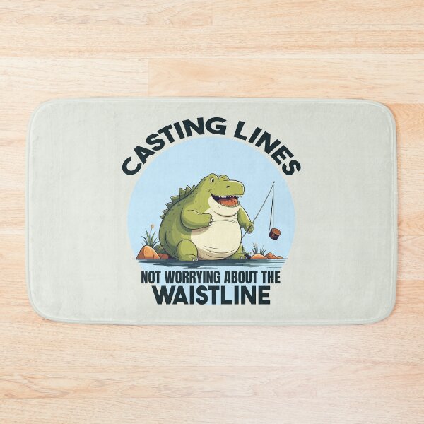 Item preview, Dinosaur Casting Lines Not worrying About The Waistline designed and sold by Daqomm.