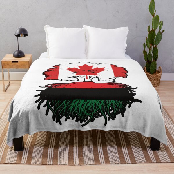 Item preview, Africa African Canadian Canada Tree Roots Flag designed and sold by FlagX.