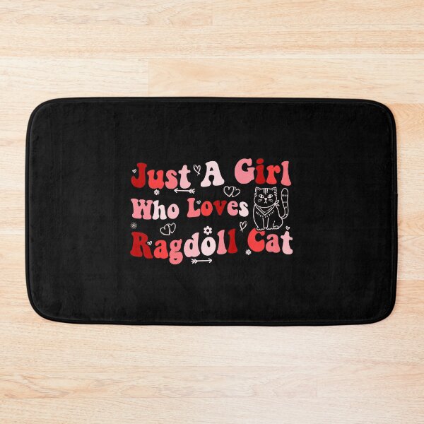 Item preview, Funny Groovy Love Cats, Just A Girl Who Loves Ragdoll Cat, Cat Lover, Valentine 2024 designed and sold by ArtByKatti.