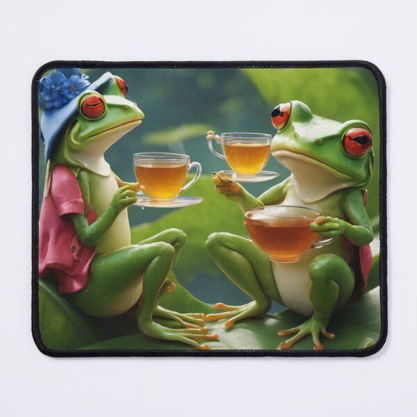 Item preview, TEA TIME FROGS designed and sold by Maysgallery.