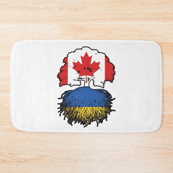 Item preview, Ukraine Ukrainian Canadian Canada Tree Roots Flag designed and sold by FlagX.