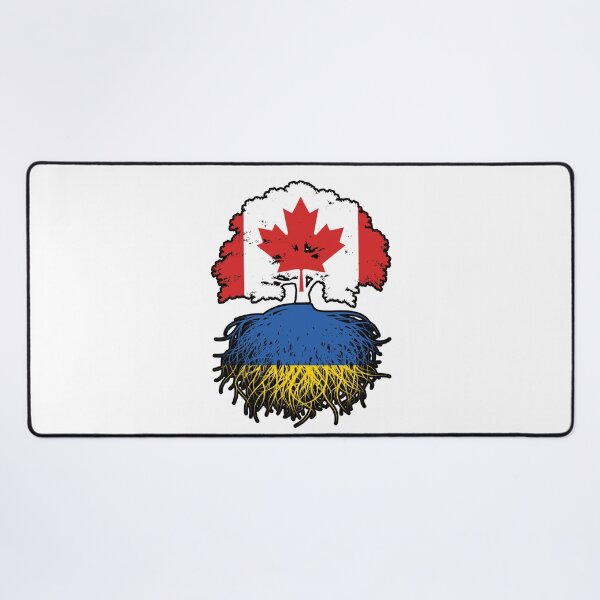 Item preview, Ukraine Ukrainian Canadian Canada Tree Roots Flag designed and sold by FlagX.