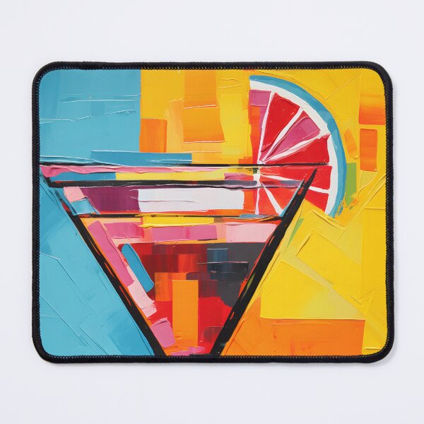 Item preview, Artistic Alchemy in Cocktail Art Sophistication- Brushstrokes of Abstract Bliss designed and sold by OlfactoART Studio.