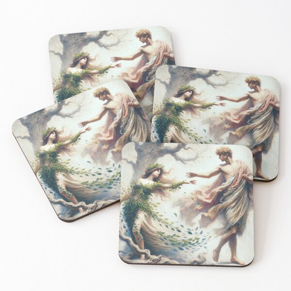 Item preview, Greek and Roman Gods Apollo and Daphne in Unrequited Love designed and sold by kylmllr101684.