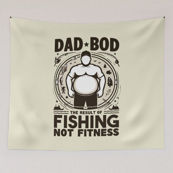 Item preview, Dad Bod The Result Of Fishing Not Fitness designed and sold by Daqomm.