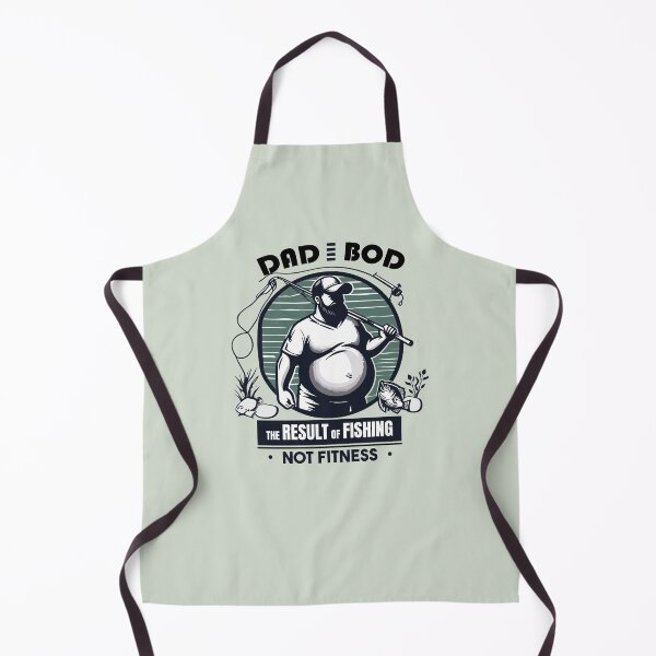 Item preview, Cartoon Dadbod The Result Of Fishing Not Fitness designed and sold by Daqomm.