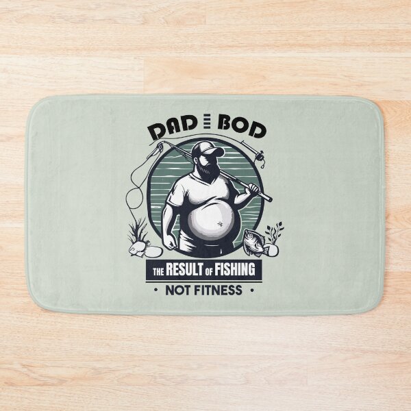 Item preview, Cartoon Dadbod The Result Of Fishing Not Fitness designed and sold by Daqomm.