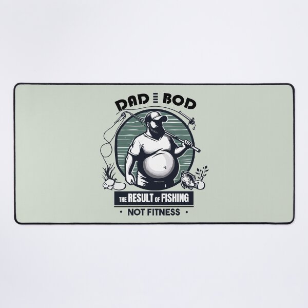 Item preview, Cartoon Dadbod The Result Of Fishing Not Fitness designed and sold by Daqomm.
