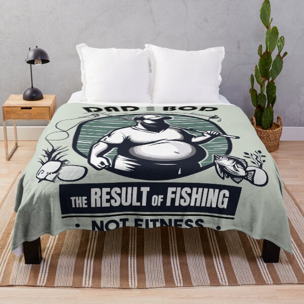 Item preview, Cartoon Dadbod The Result Of Fishing Not Fitness designed and sold by Daqomm.