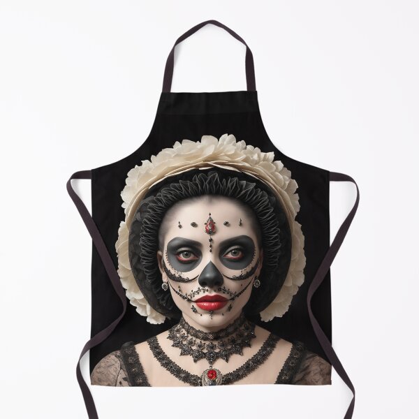 Item preview, Elegant gorgeous La Calavera Catrina, Lady of the afterlife, the Elegant Skull designed and sold by Fantasymachine.