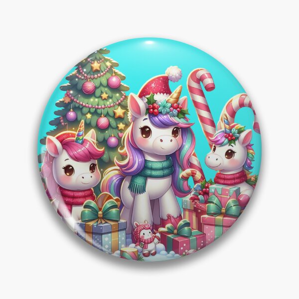 Item preview,  Adorable Little Christmas Unicorn designed and sold by DigiDreamyArt.