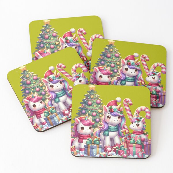 Item preview,  Adorable Little Christmas Unicorn designed and sold by DigiDreamyArt.