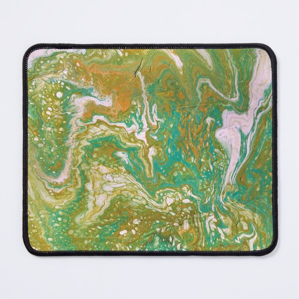 Item preview, Race is On 1 Green Gold Flowing Abstract designed and sold by Doug Siegel.