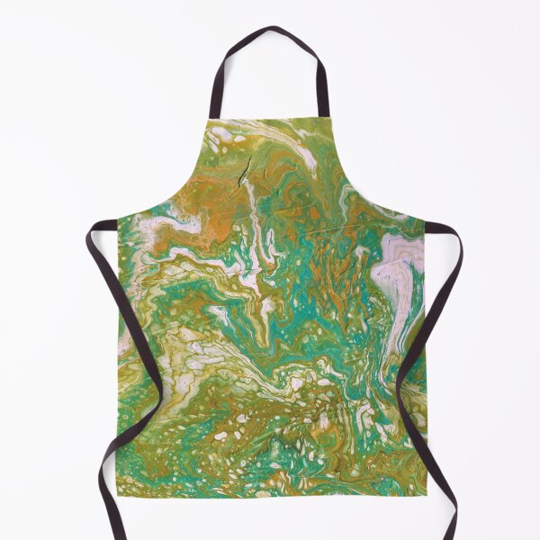 Item preview, Race is On 1 Green Gold Flowing Abstract designed and sold by Doug Siegel.