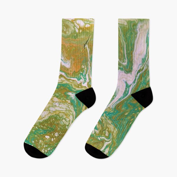Item preview, Race is On 1 Green Gold Flowing Abstract designed and sold by Doug  Siegel.