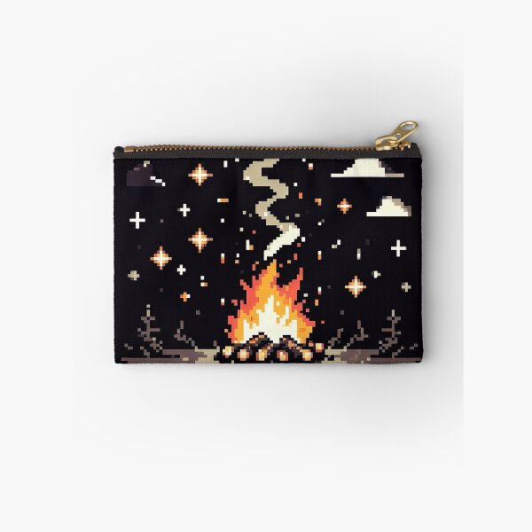 Item preview, "Vibrant Pixel Fire Art: Retro-Inspired Flames in Digital Pixel Graphic" designed and sold by Huycao211.