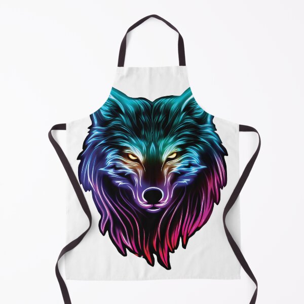 Item preview, neon style wolf designed and sold by sendalunar.