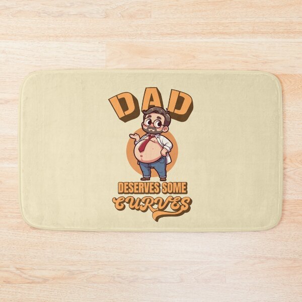 Item preview, Funny Cute Sexy Dadbod Dad Deserves Some Curves designed and sold by Daqomm.