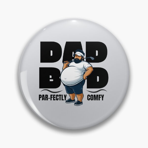 Item preview, Funny Cartoon Dad Bod Par-Fectly Comfy Golf Joke designed and sold by Daqomm.