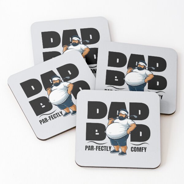 Item preview, Funny Cartoon Dad Bod Par-Fectly Comfy Golf Joke designed and sold by Daqomm.