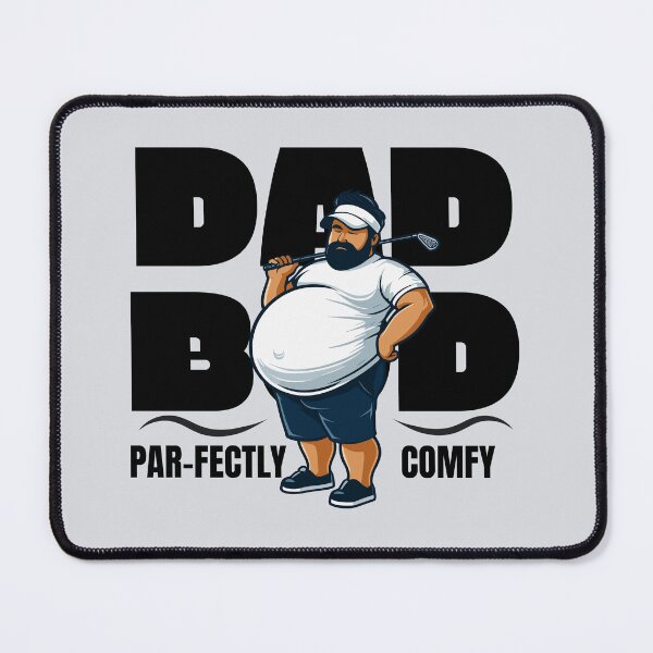 Item preview, Funny Cartoon Dad Bod Par-Fectly Comfy Golf Joke designed and sold by Daqomm.