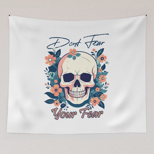 Item preview, Don't Fear Your Fear Skull designed and sold by Ultimate-Rabbit.