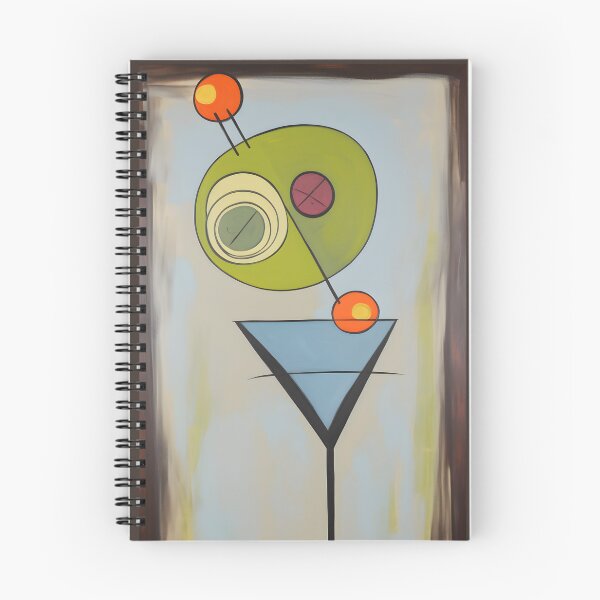 Item preview, Geometry Cocktail Abstract Art Unleashed- A Minimalist Canvas of Elegance designed and sold by OlfactoART Studio.