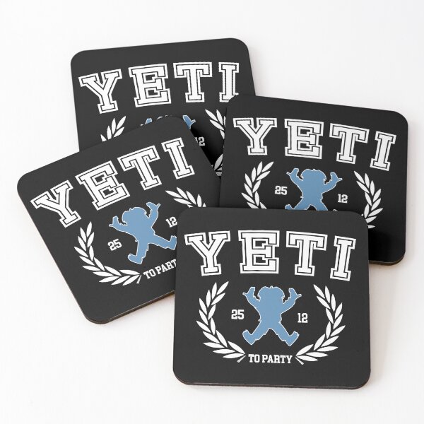 Item preview, Yeti to party - Fun Vintage College Christmas Typography designed and sold by CottonGarb.