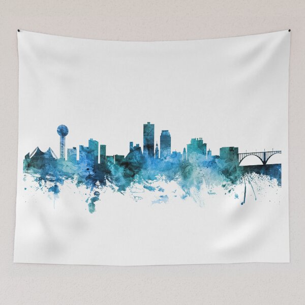 Item preview, Knoxville Tennessee Skyline designed and sold by ArtPrints.
