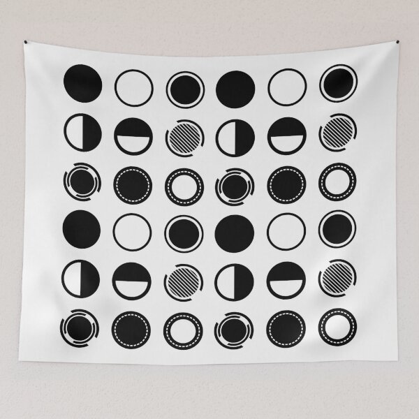 Item preview, Black And White Circle background #decor #buyart #artprint designed and sold by hakobyans.