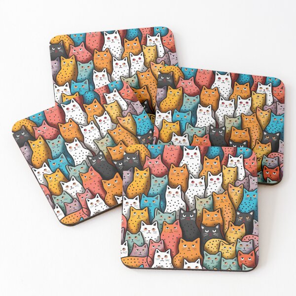 Item preview, Dotty Cats designed and sold by GooGooPop.