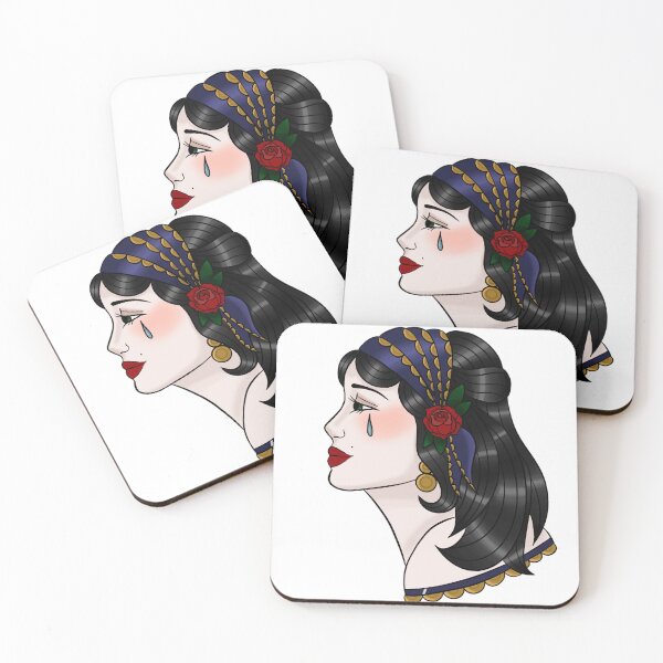Item preview, American Traditional Girl designed and sold by eviebelleink.