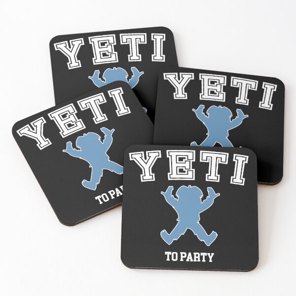 Item preview, Yeti to party - Fun Vintage College Christmas Typography designed and sold by CottonGarb.