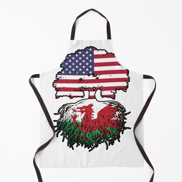 Item preview, Wales Welsh American USA Tree Roots Flag designed and sold by FlagX.